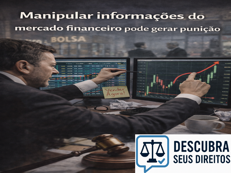 Manipular informações do mercado financeiro pode gerar punição