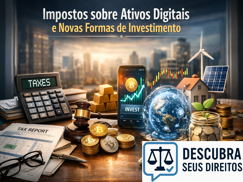 Impostos sobre ativos digitais e novas formas de investimento