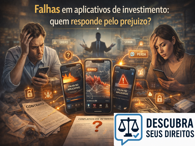 Falhas em aplicativos de investimento: quem responde pelo prejuízo?