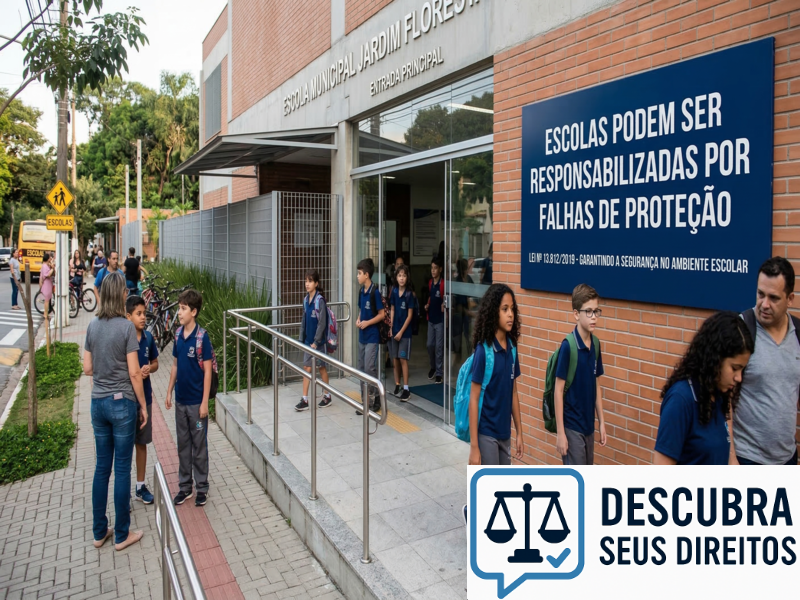 Escolas podem ser responsabilizadas por falhas de proteção