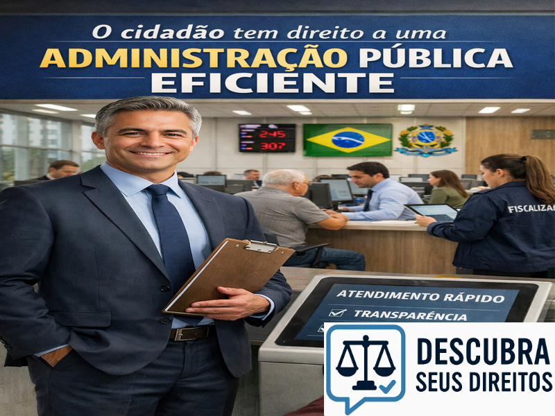 O cidadão tem direito a uma administração pública eficiente