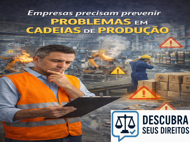 Empresas precisam prevenir problemas em cadeias de produção