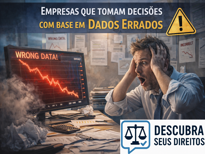 Empresas que tomam decisões com base em dados errados: há responsabilidade?