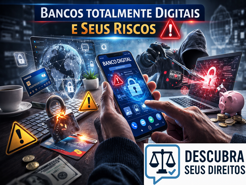 Bancos totalmente digitais e seus riscos: o que o usuário precisa saber?