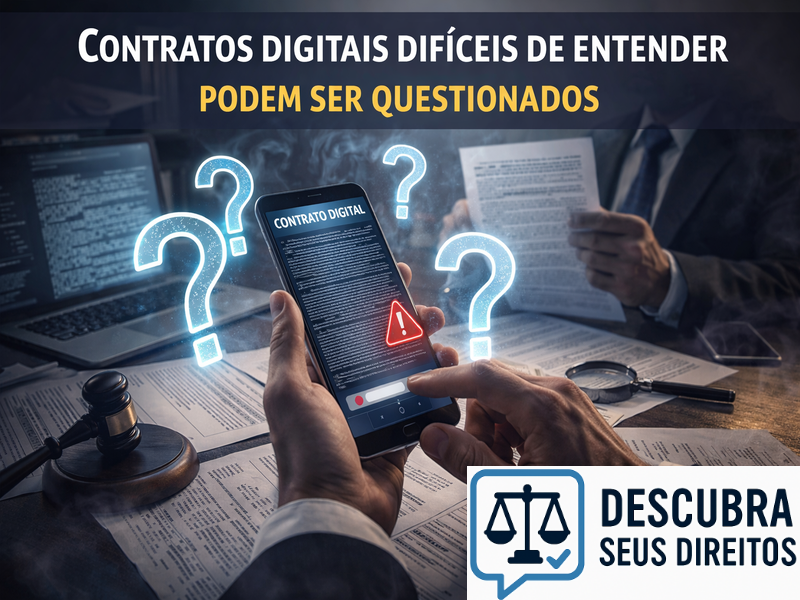 Contratos digitais difíceis de entender podem ser questionados?