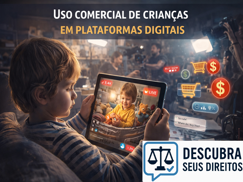 Uso comercial de crianças em plataformas digitais: quais são os limites legais?