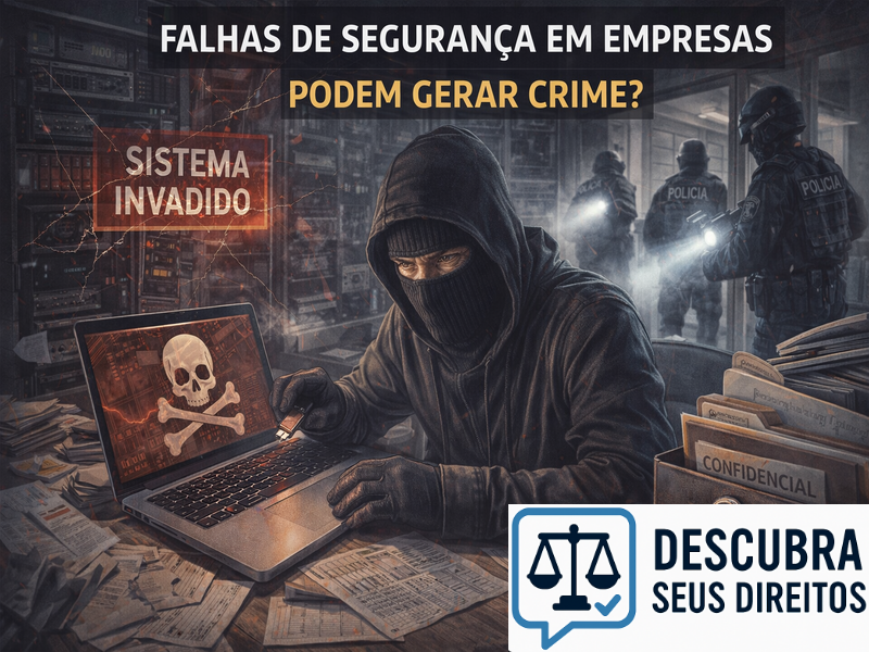 Falhas de segurança em empresas podem gerar crime?