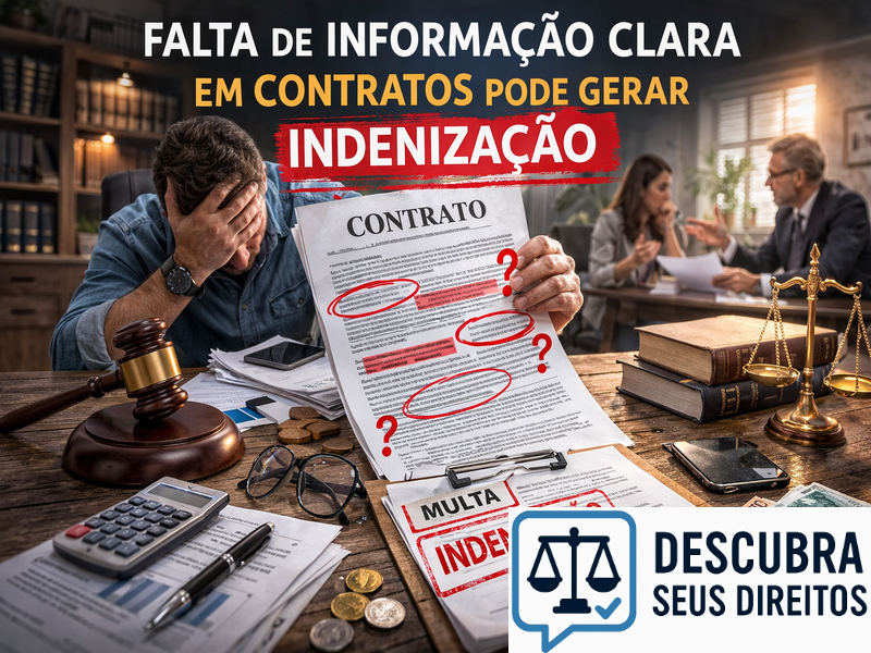 Falta de informação clara em contratos pode gerar indenização?