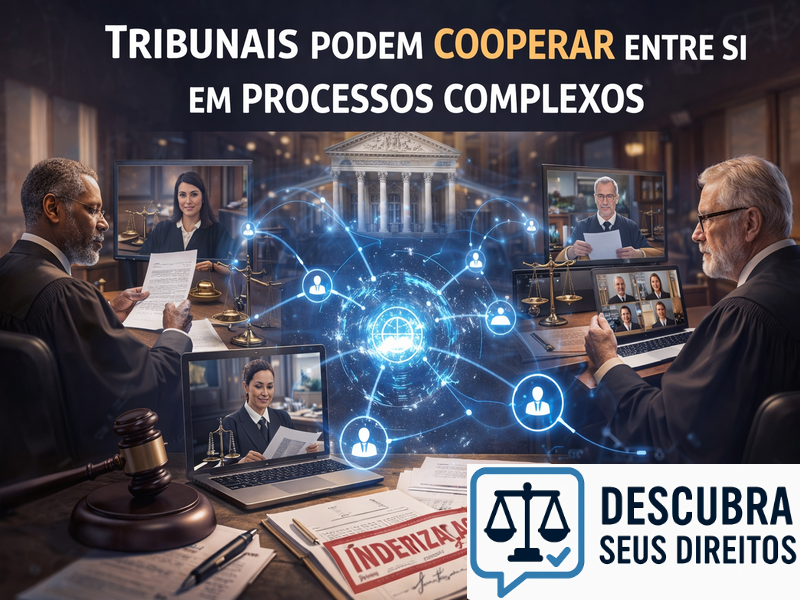 Tribunais podem cooperar entre si em processos complexos?