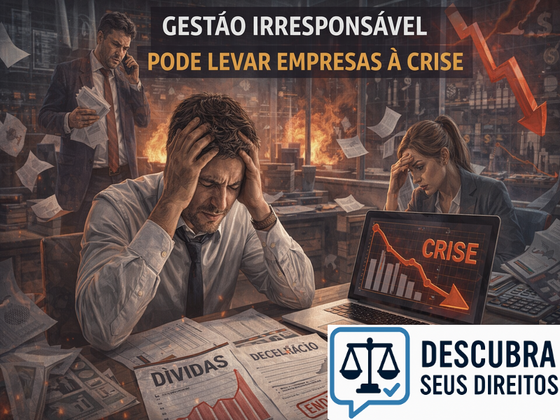 Gestão irresponsável pode levar empresas à crise?