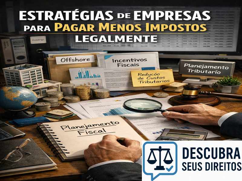 Estratégias de empresas para pagar menos impostos legalmente