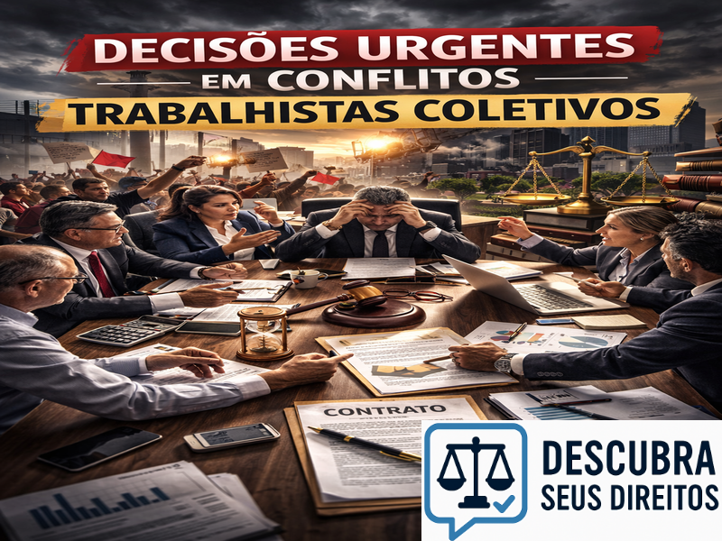 Decisões urgentes em conflitos trabalhistas coletivos