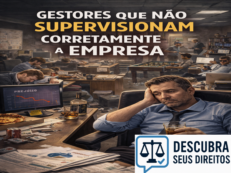 Gestores que não supervisionam corretamente a empresa