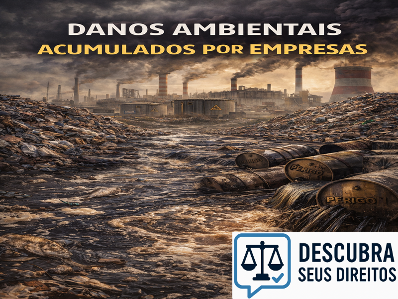 Danos ambientais acumulados por empresas