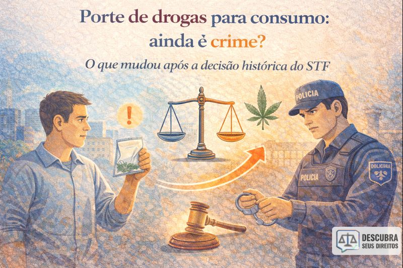 Porte de drogas para consumo: ainda é crime?