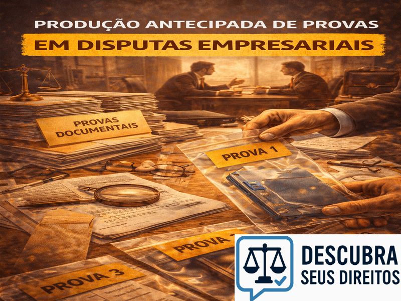 Produção antecipada de provas em disputas empresariais