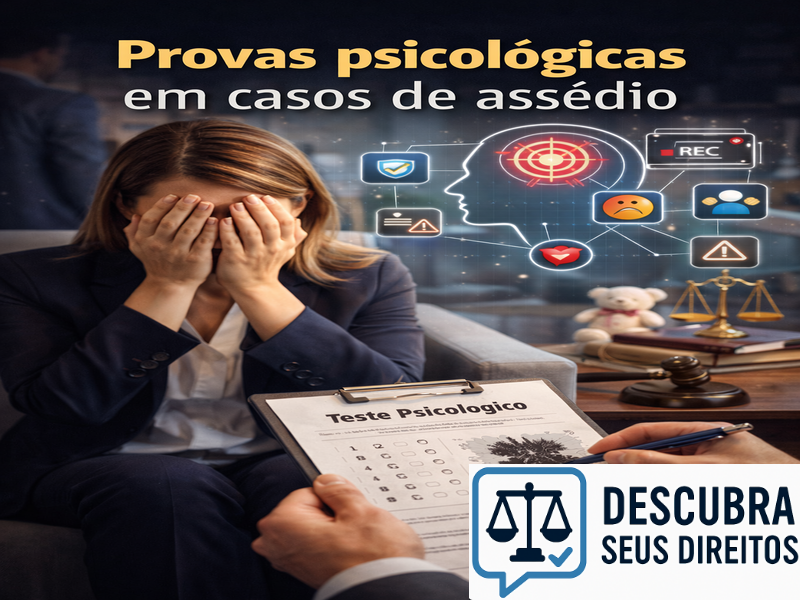 Provas psicológicas em casos de assédio e sua relevância no processo judicial