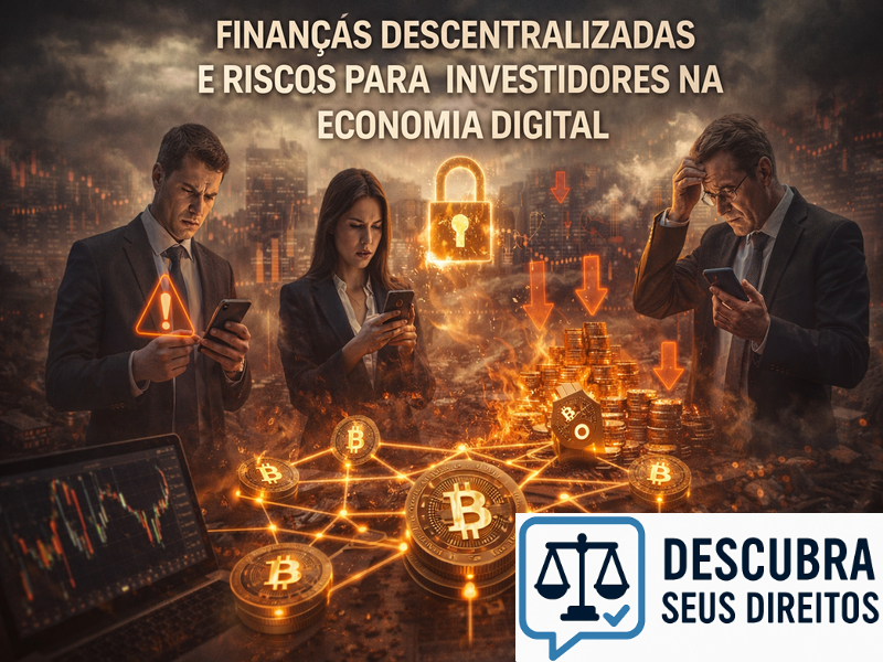 Finanças descentralizadas e riscos para investidores na economia digital