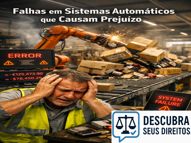 Falhas em sistemas automáticos que causam prejuízo e seus reflexos jurídicos