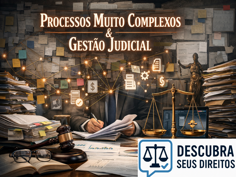 Processos muito complexos e gestão judicial eficiente