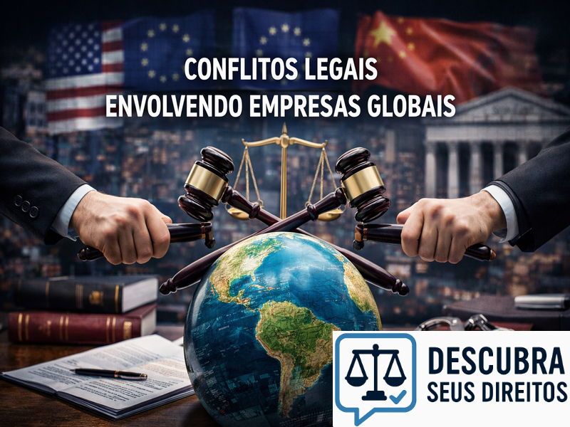 Conflitos legais envolvendo empresas globais na economia digital