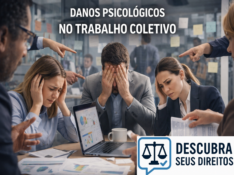Danos psicológicos no trabalho coletivo e a responsabilidade nas relações organizacionais