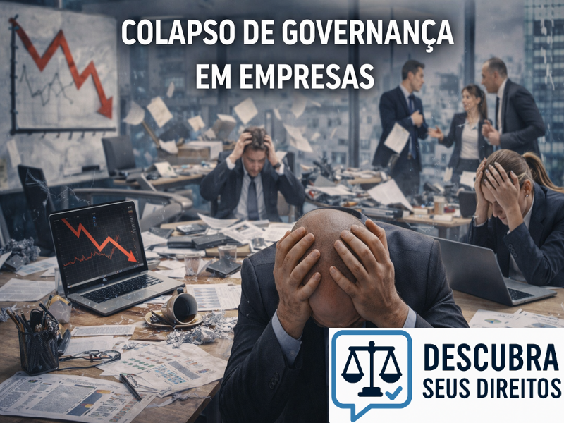 Colapso de governança em empresas e os riscos jurídicos decorrentes da má gestão