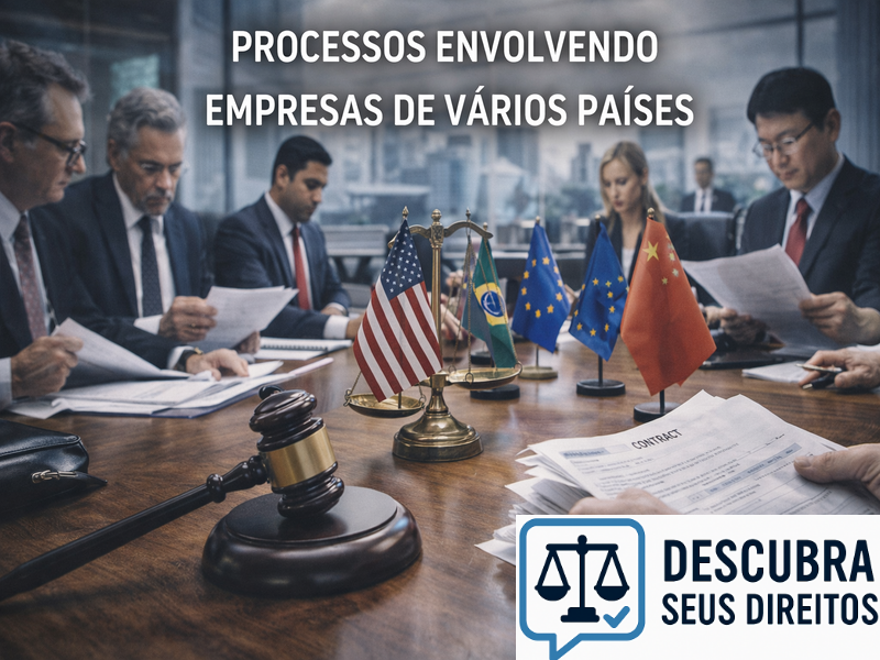 Processos envolvendo empresas de vários países e os desafios do direito internacional