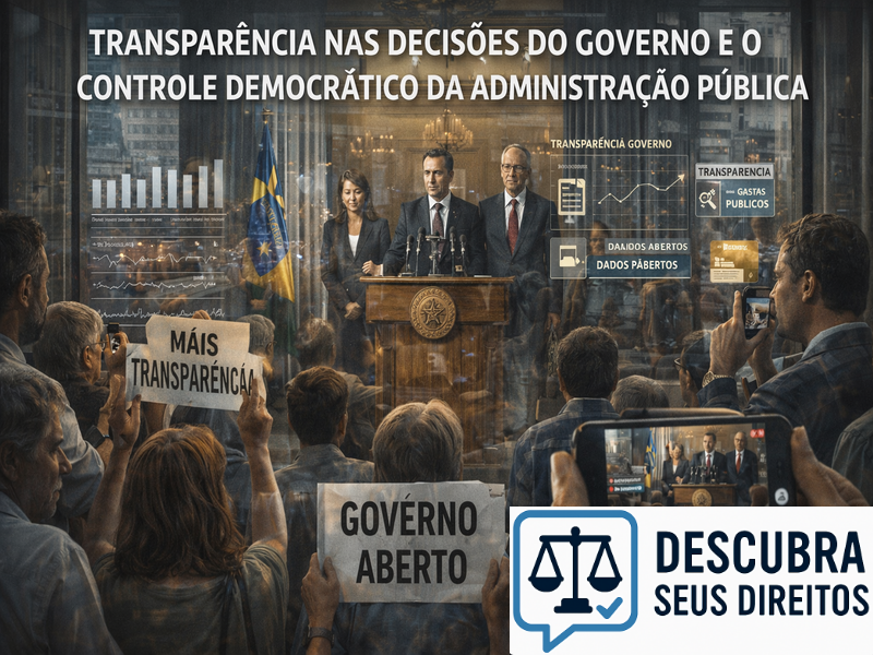 Transparência nas decisões do governo e o controle democrático da administração pública