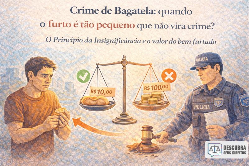 Crime de bagatela: quando o furto é tão pequeno que pode deixar de ser crime?