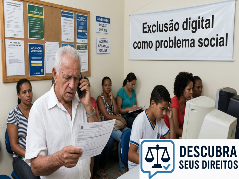 Exclusão digital como problema social e seus impactos jurídicos