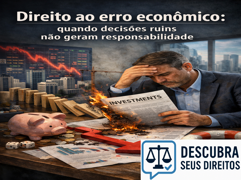 Direito ao erro econômico e os limites da responsabilização por decisões ruins