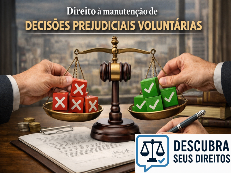 Direito à manutenção de decisões prejudiciais voluntárias
