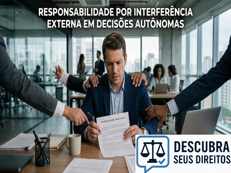 Responsabilidade por interferência externa em decisões autônomas