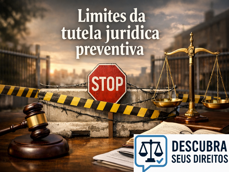 Limites da tutela jurídica preventiva