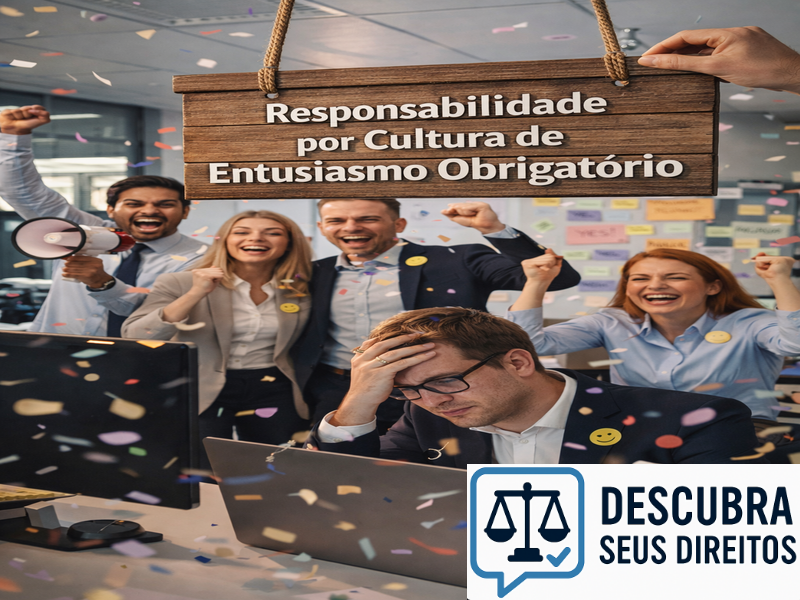 Responsabilidade por cultura de entusiasmo obrigatório