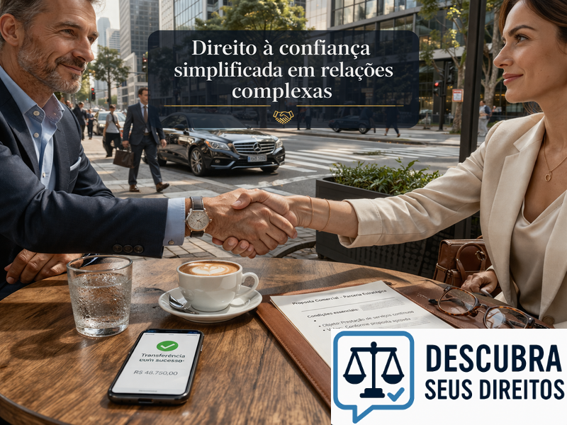 Direito à confiança simplificada em relações complexas