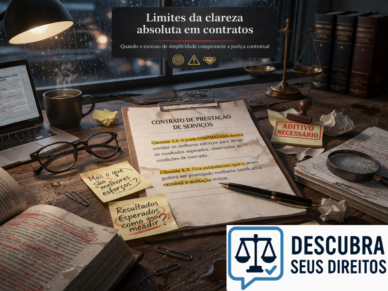 Limites da clareza absoluta em contratos