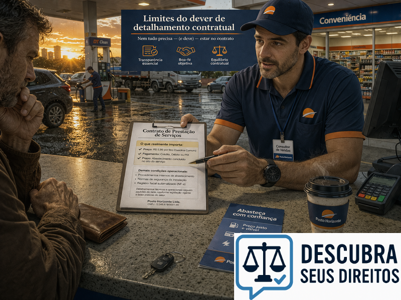Limites do dever de detalhamento contratual