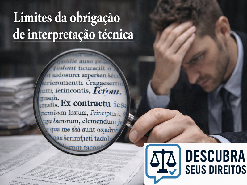Limites da obrigação de interpretação técnica