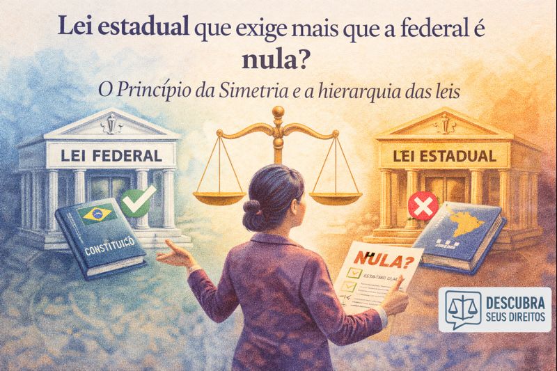 Lei estadual que exige mais que a federal é nula?