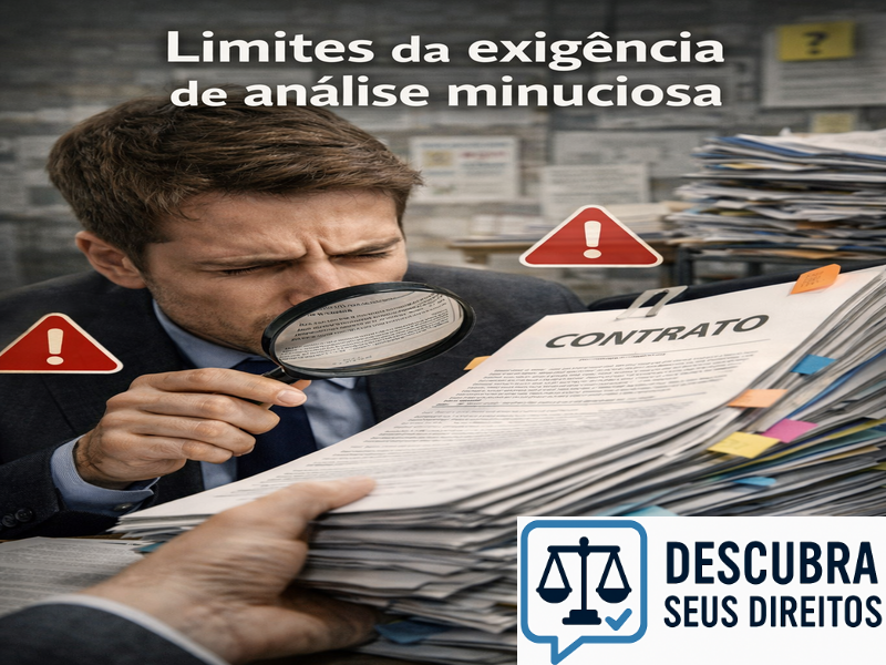 Limites da exigência de análise minuciosa
