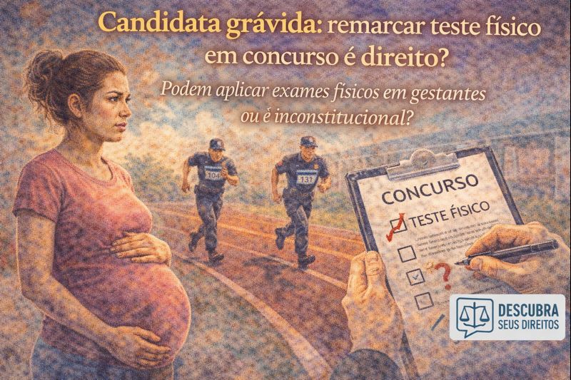 Candidata grávida: remarcar teste físico em concurso é direito?