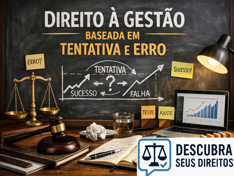 Direito à gestão baseada em tentativa e erro