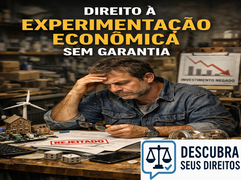 Direito à experimentação econômica sem garantia