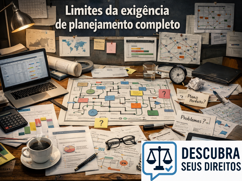 Limites da exigência de planejamento completo