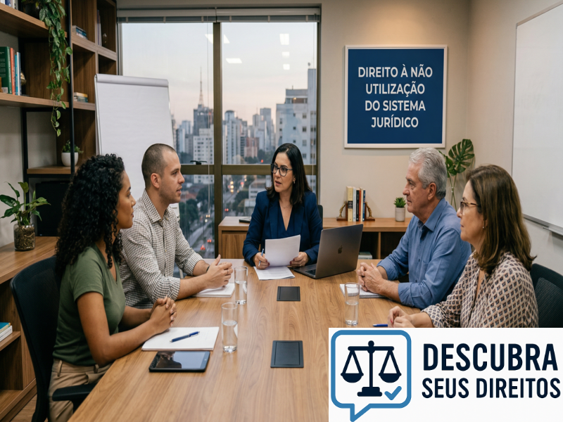 Direito à não utilização do sistema jurídico