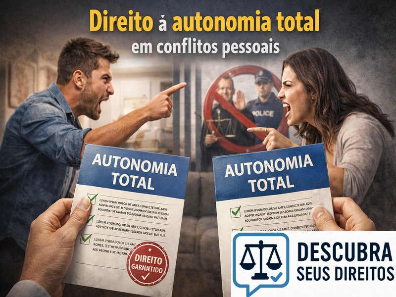 Direito à autonomia total em conflitos pessoais