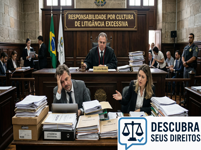 Responsabilidade por cultura de litigância excessiva