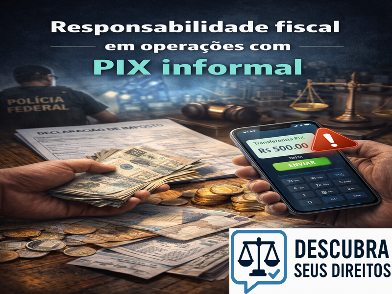 Responsabilidade fiscal em operações com PIX informal